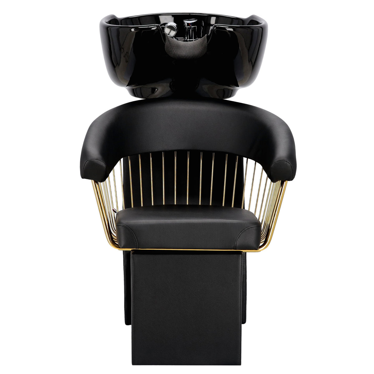 Scafa Profesionala Coafor/Frizerie Zoe - Design Premium cu Bol Ceramic Mobil