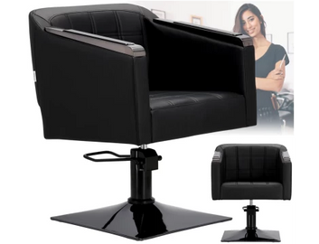 Scaun frizerie profesional Pikos  | Hidraulic | Rotativ