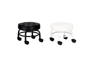 Scaun pentru pedichiura mobil, rotund, PREMIUM