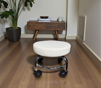 Scaun de Pedichiura pe role | Rotire 360, Dimensiuni 34x26,5x5,5 cm