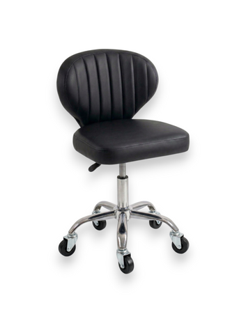 Scaun Profesional Salon Design Scoica – Ergonomie si Stil Premium – Alb / Negru