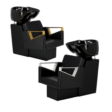 Scafa coafor/frizerie THOMAS  cu bol ceramic mobil, armătură si baterie