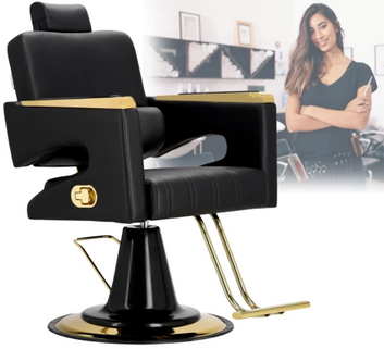 Fotoliu de coafor profesional Stella – Lux si confort in salon