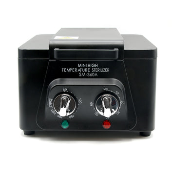 Sterilizator instrumente cu aer cald | 200 grade | SM-360C, Negru