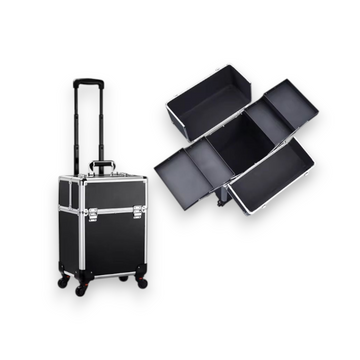 Geanta Troler Organizator Profesional C69 – pentru Machiaj si Manichiura
