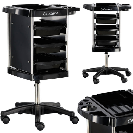Ucenic organizator de salon X31-1 – carucior mobil cu sertare