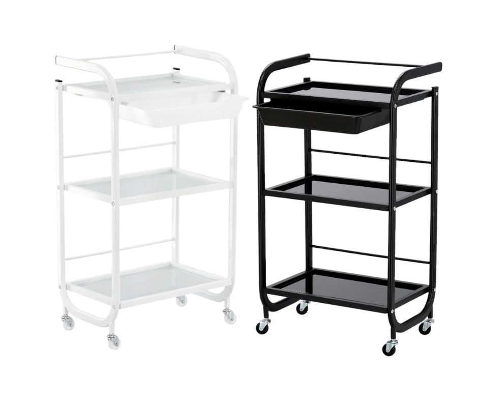 Ucenic metalic cu rafturi din sticla 3-PK-0030