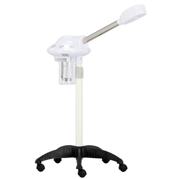Vapozon cosmetic profesional UFO-21 cu abur cald si ozon pe stativ mobil cu roti pentru curatare ten.